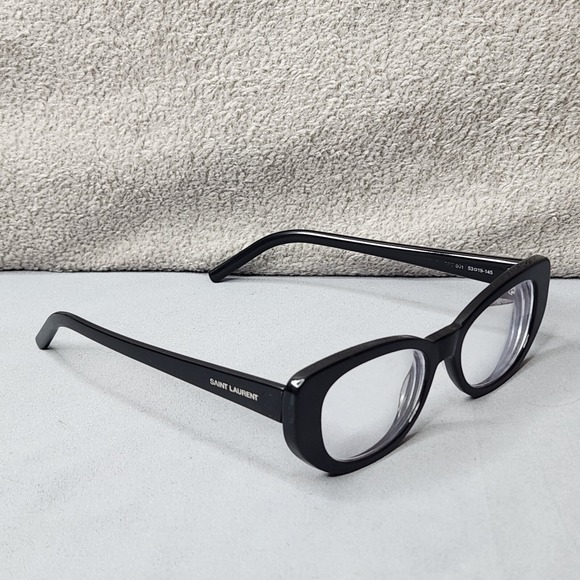 Saint Laurent Eyeglasses SL316 Betty 001 Black Oval Square 53-19-145 Frames Only - Picture 6 of 15